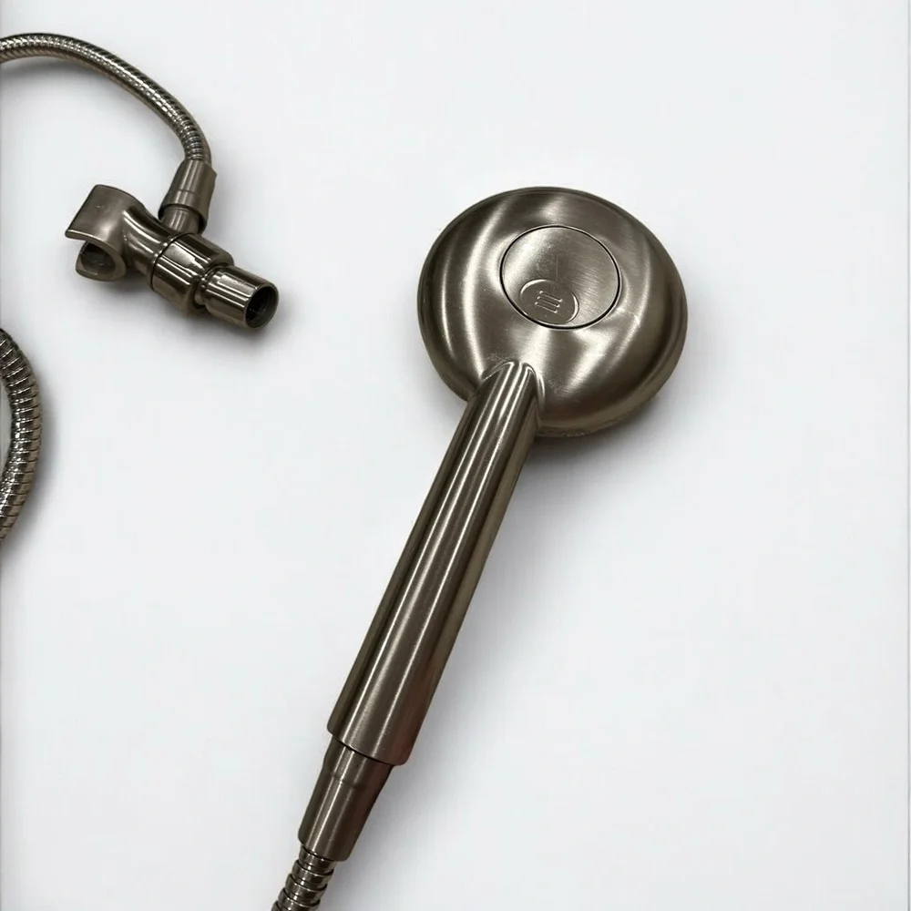 Better Homes & Garden 8-Function Handshower- Power Spray&Clean Jet- Satin Nickel
